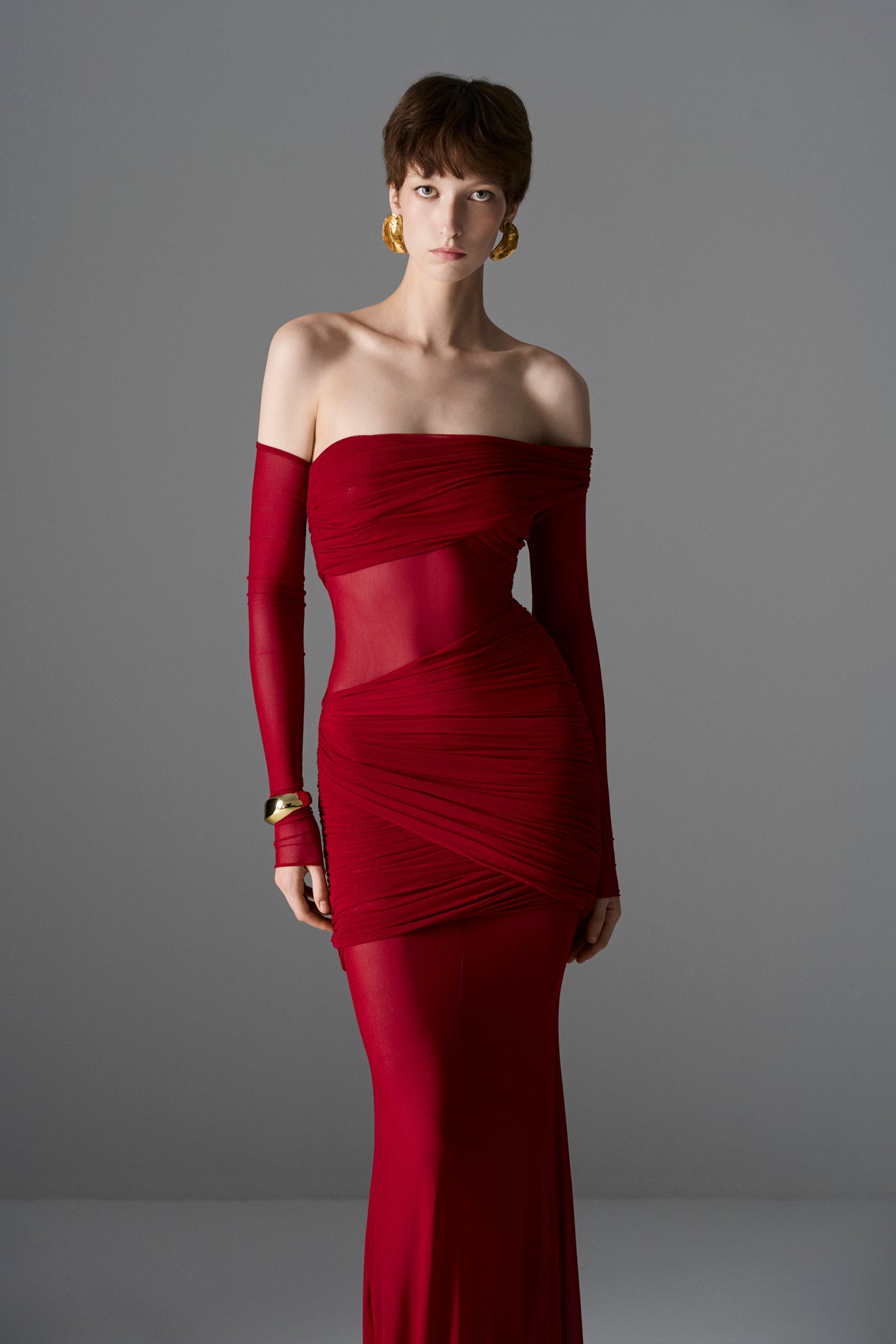 Crimson Aphrodite Gown