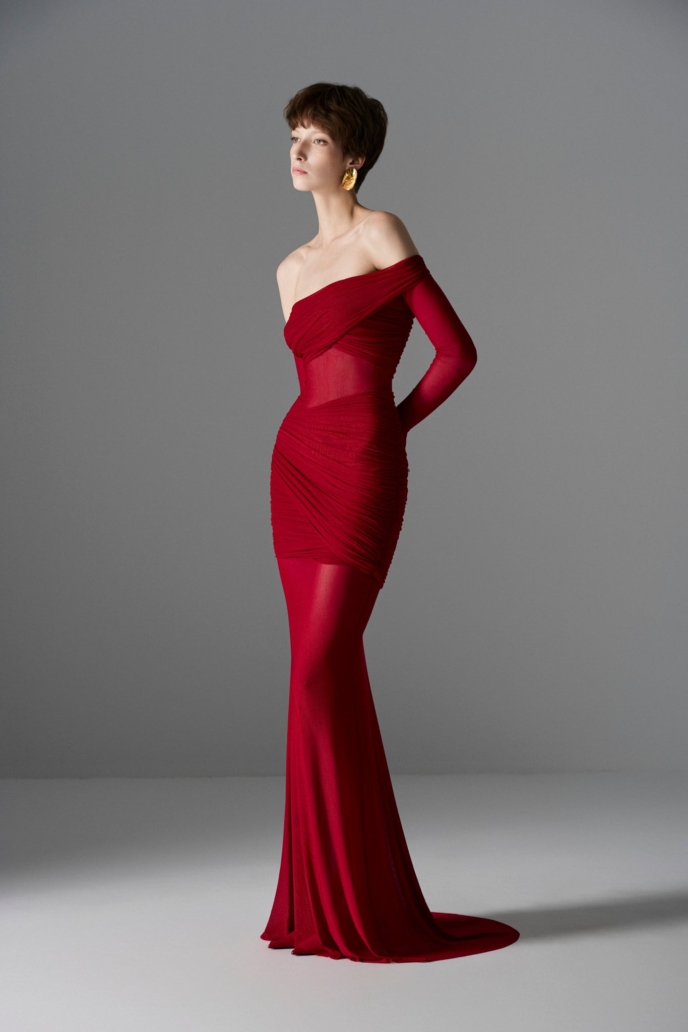 Crimson Aphrodite Gown