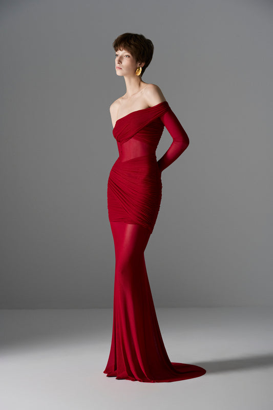 Crimson Aphrodite Gown