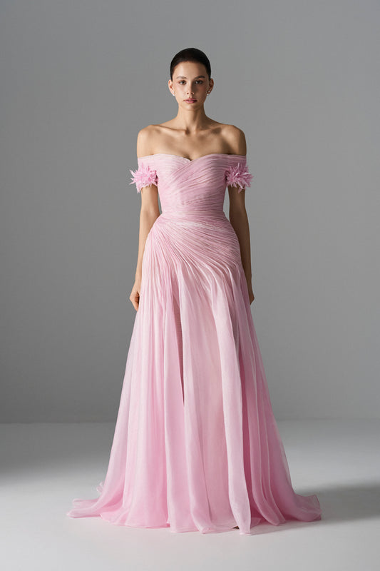 Pink Efflorescence Gown