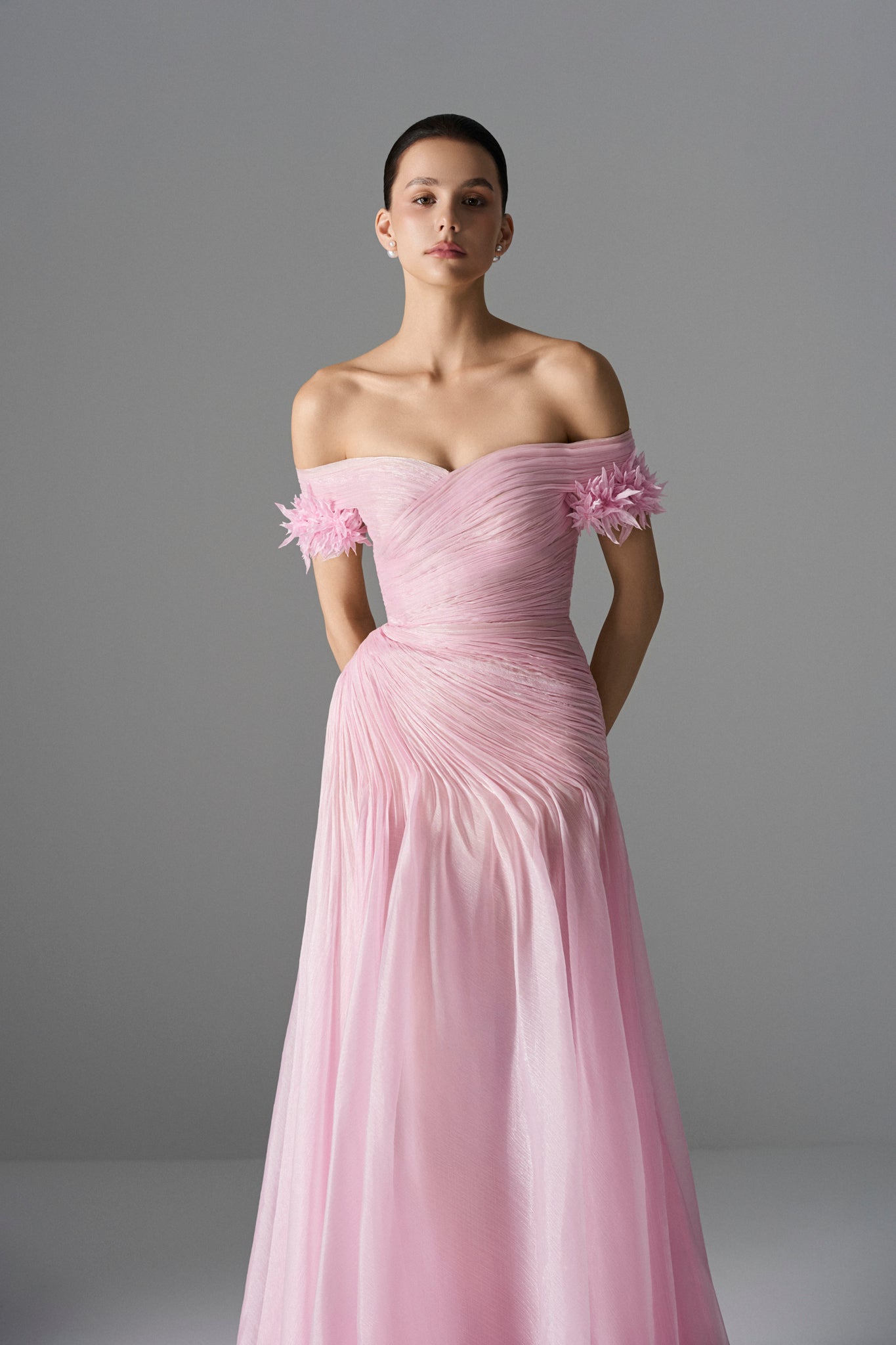 Pink Efflorescence Gown