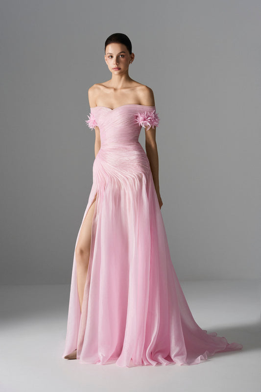 Pink Efflorescence Gown