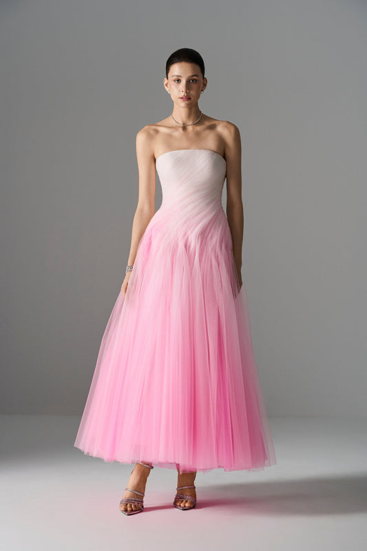 Ombré Sorbet Midi dress