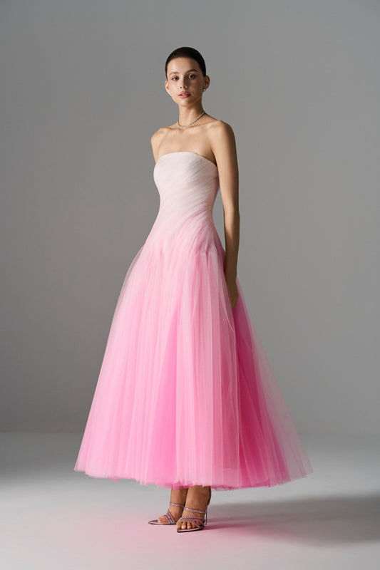 Ombré Sorbet Midi dress