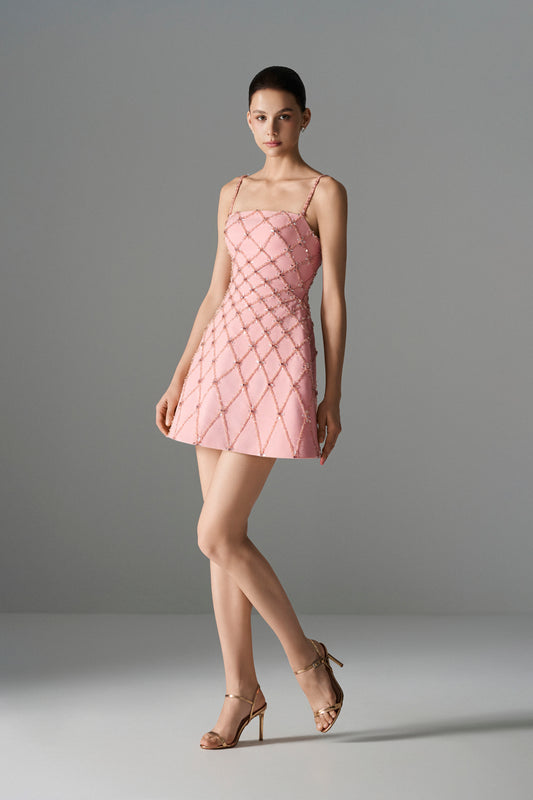 Rose Quartz Net Dress