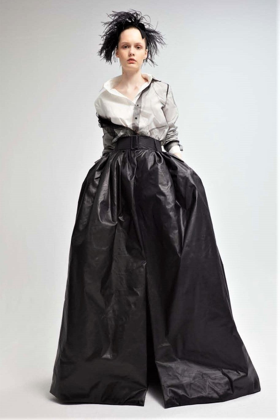 Long Sleeve Blouse and Skirt