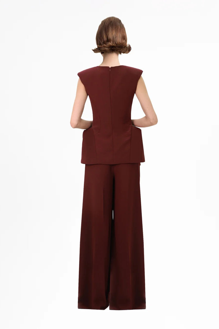 V-Neck Top with Pants Set