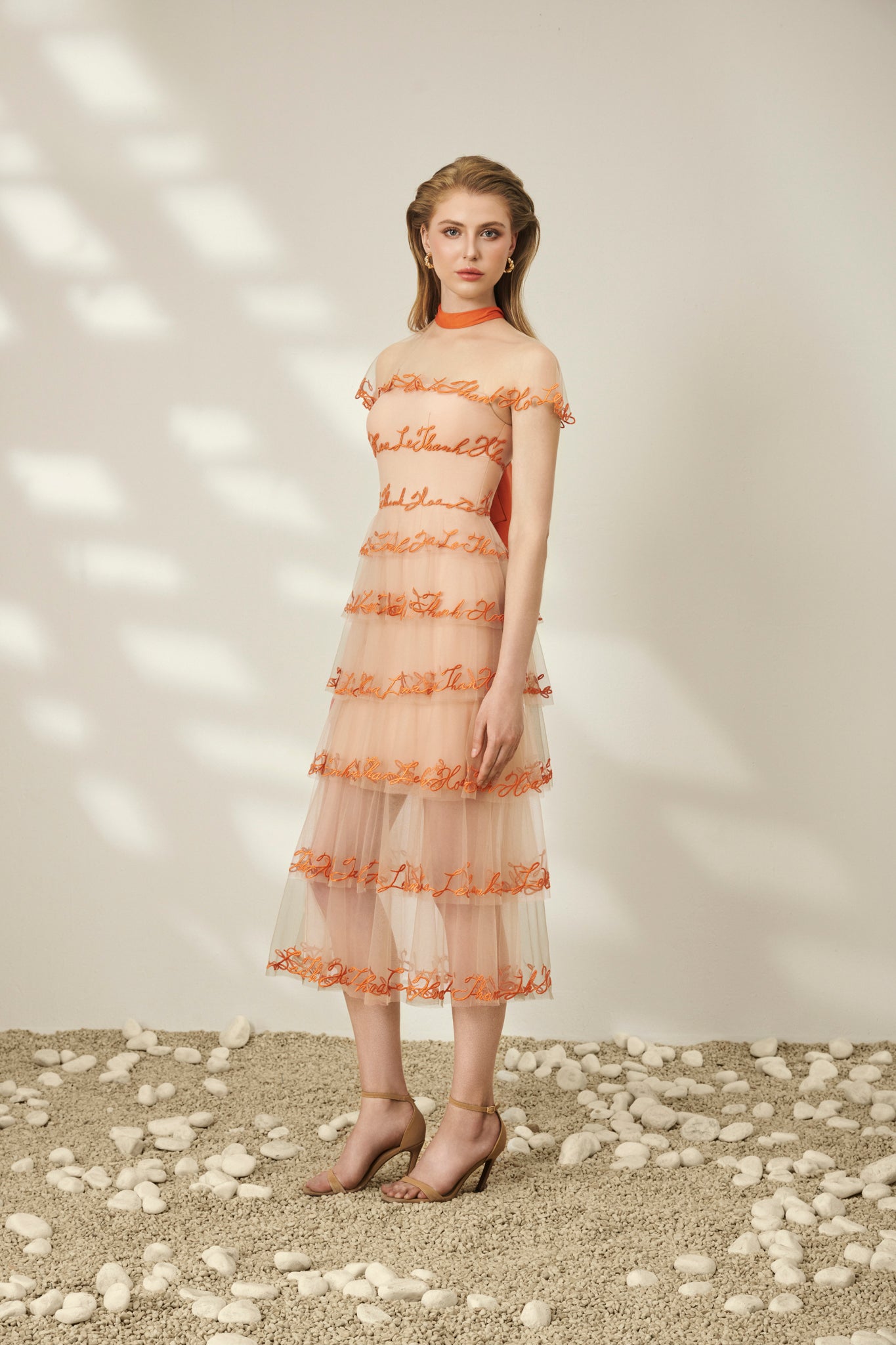 Luxe Ruffles Midi Dress