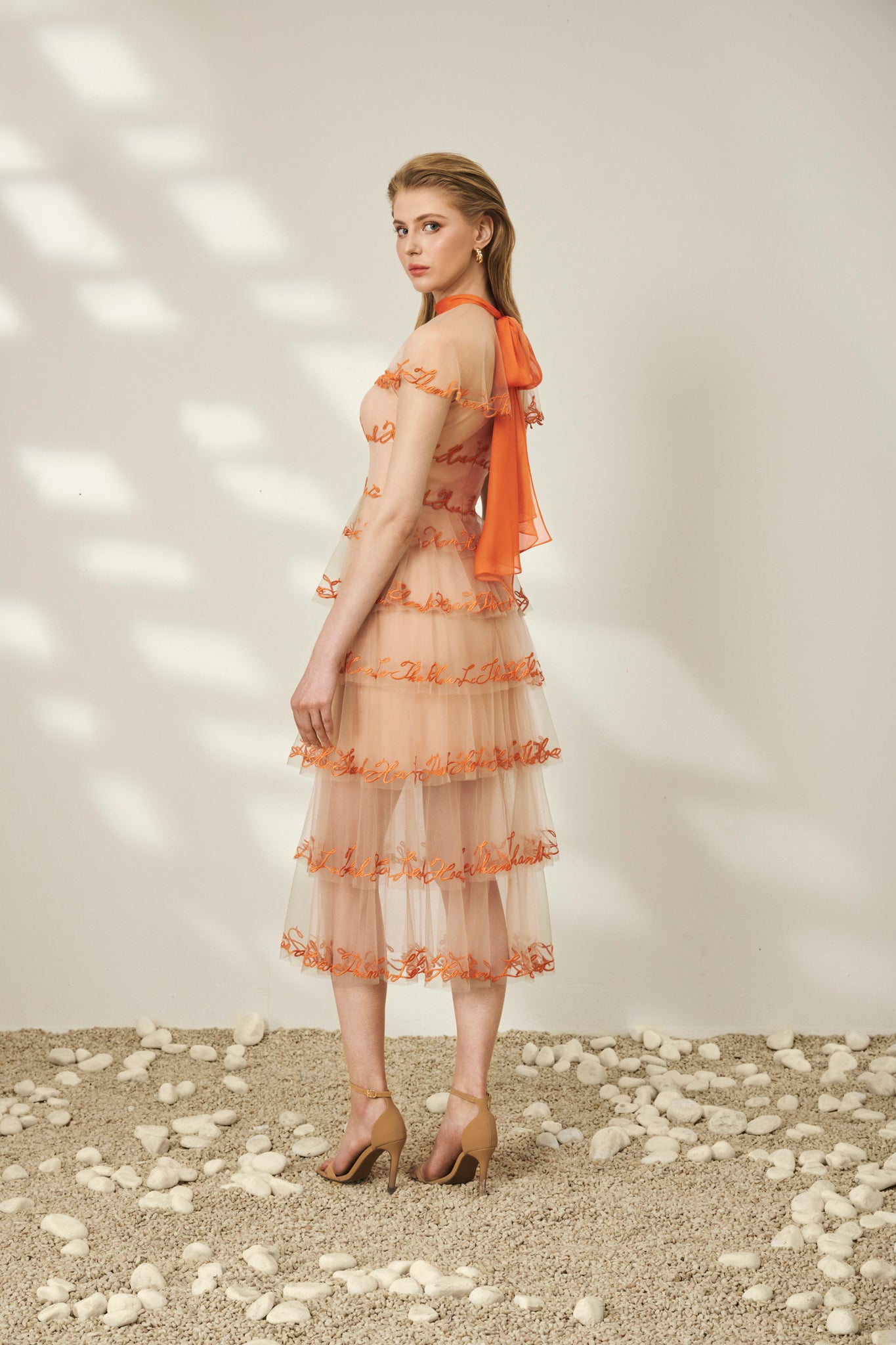 Luxe Ruffles Midi Dress