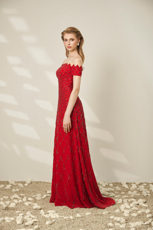 Scarlet Diamond Gown