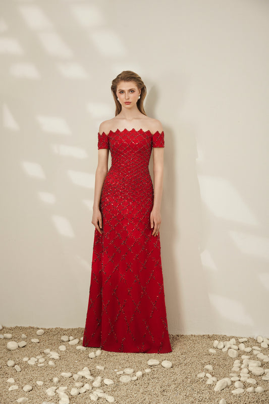 Scarlet Diamond Gown