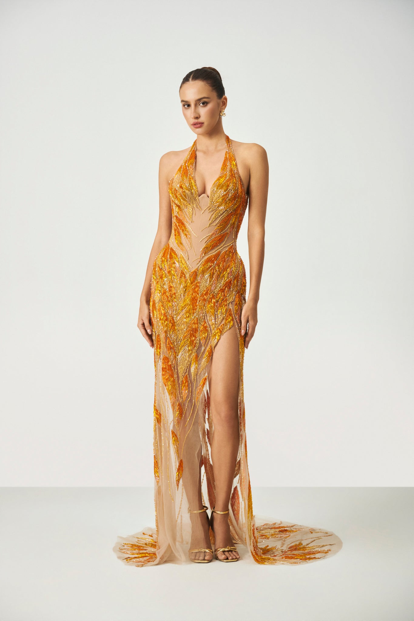 Camellia Halter Gown