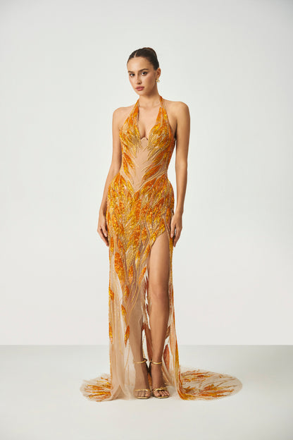 Camellia Halter Gown