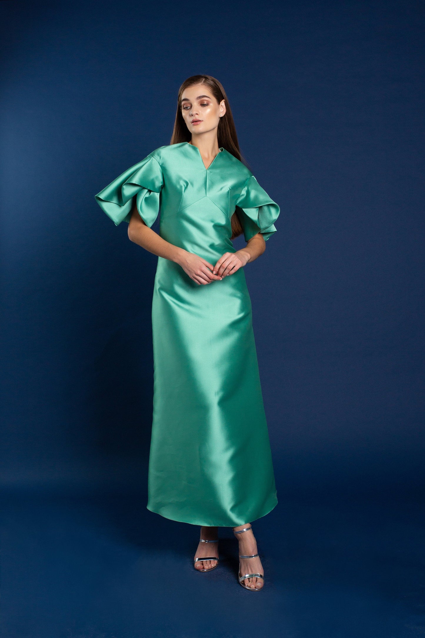 Leena Structured Sleeve Kaftan