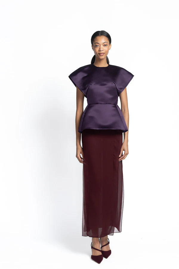 Amethyst Peplum Top