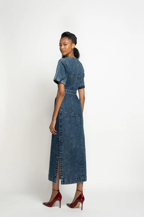 Indira Denim Tunic Dress