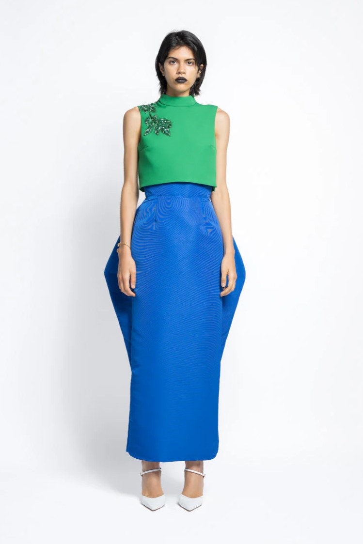 Sleeveless Cady Boxy Top