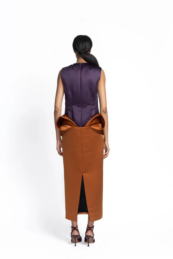 Amethyst and Copper Dress