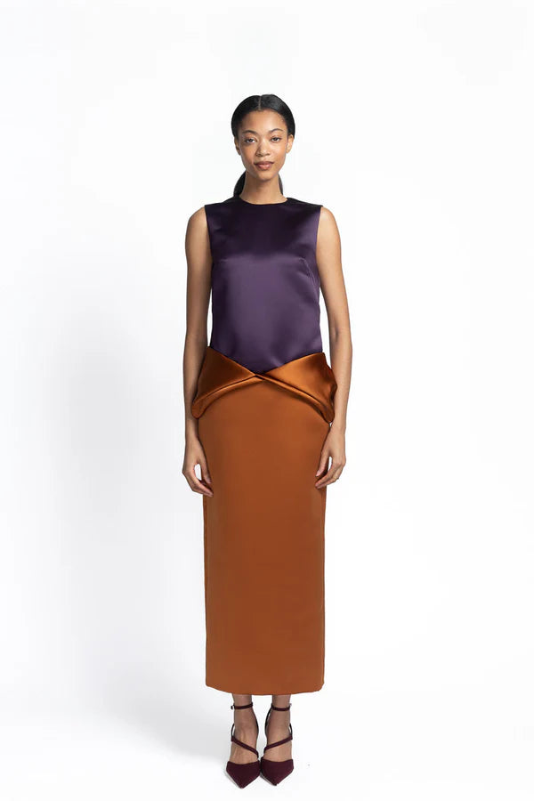 Amethyst and Copper Dress