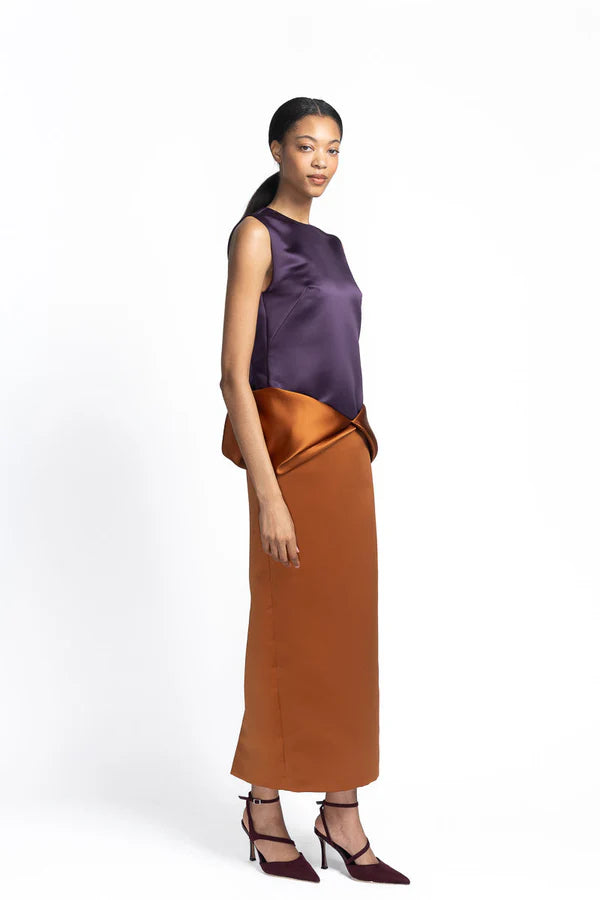 Amethyst and Copper Dress