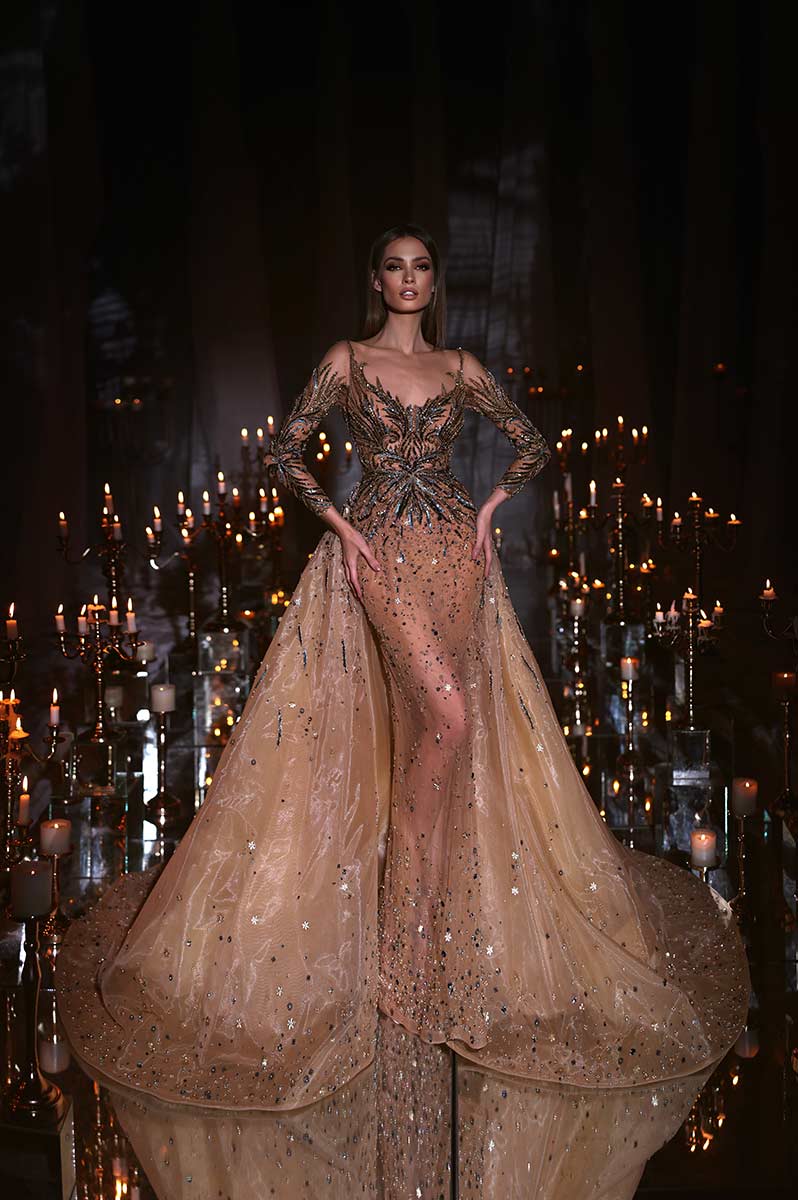 Multi-Layered Gown