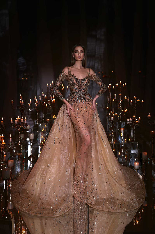 Multi-Layered Gown