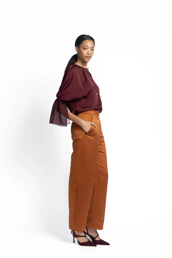 Copper Double Duchess Trousers