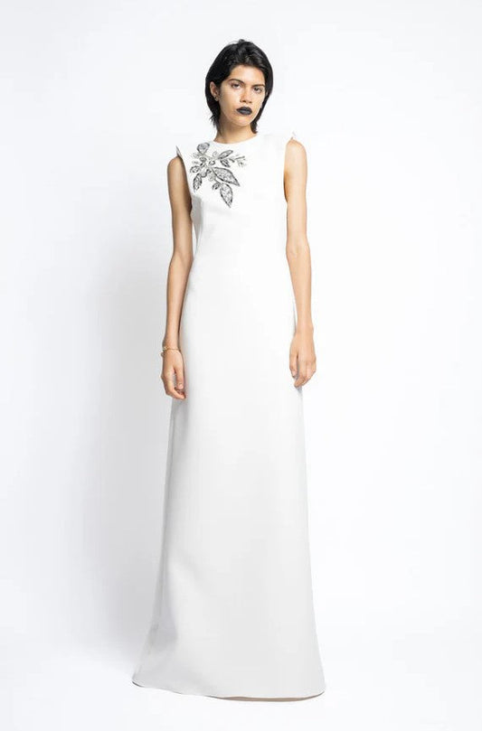 Sequin and Crystal Cady Gown