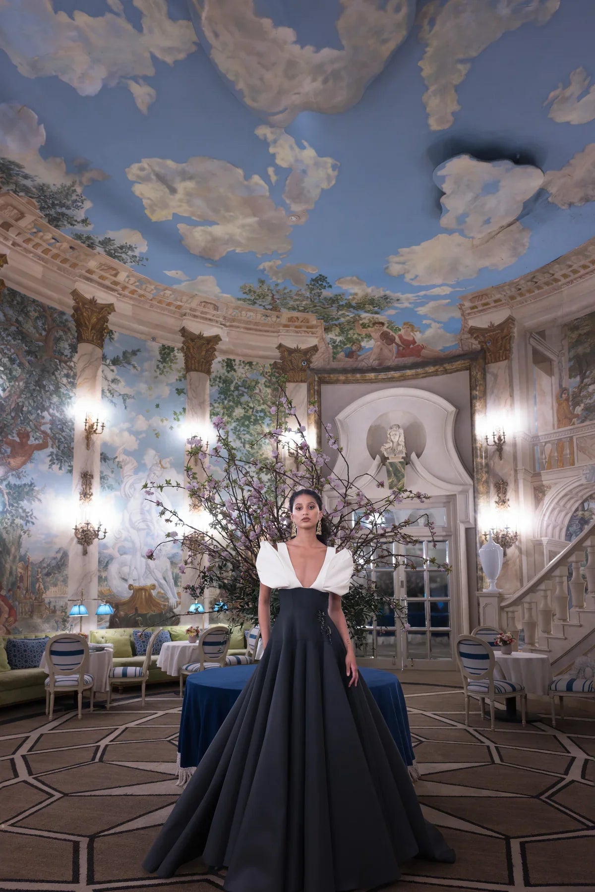 Faille Ball Gown