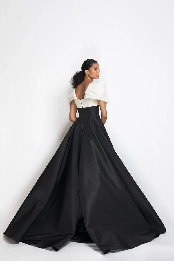 Faille Ball Gown