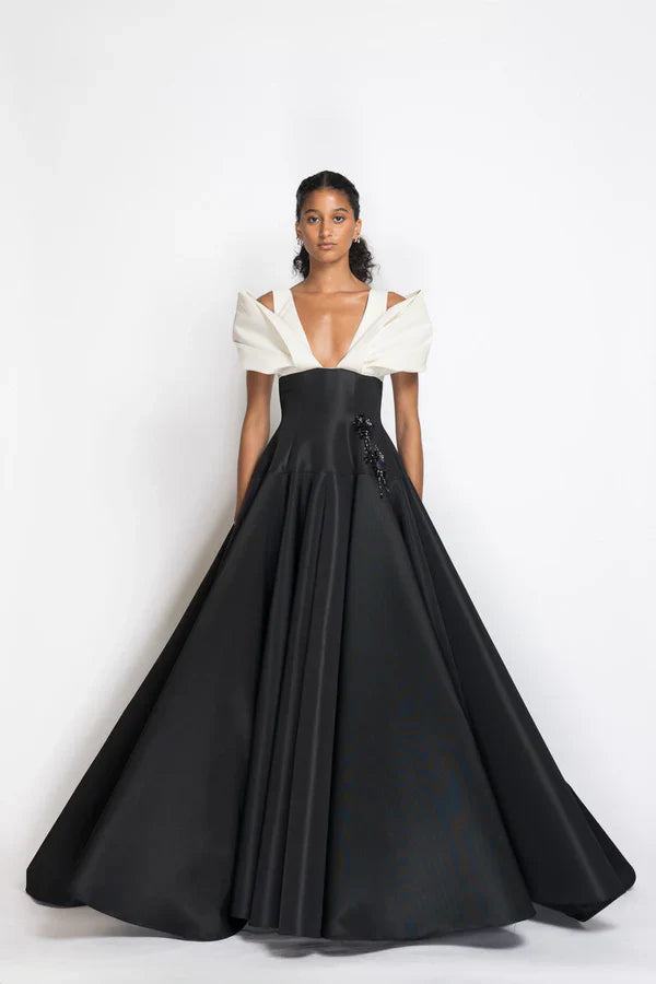 Faille Ball Gown