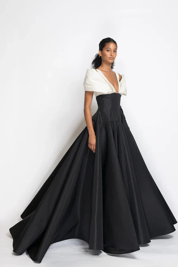 Faille Ball Gown
