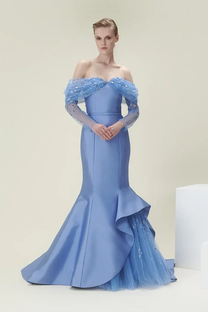 Off-Shoulder Mermaid Dress