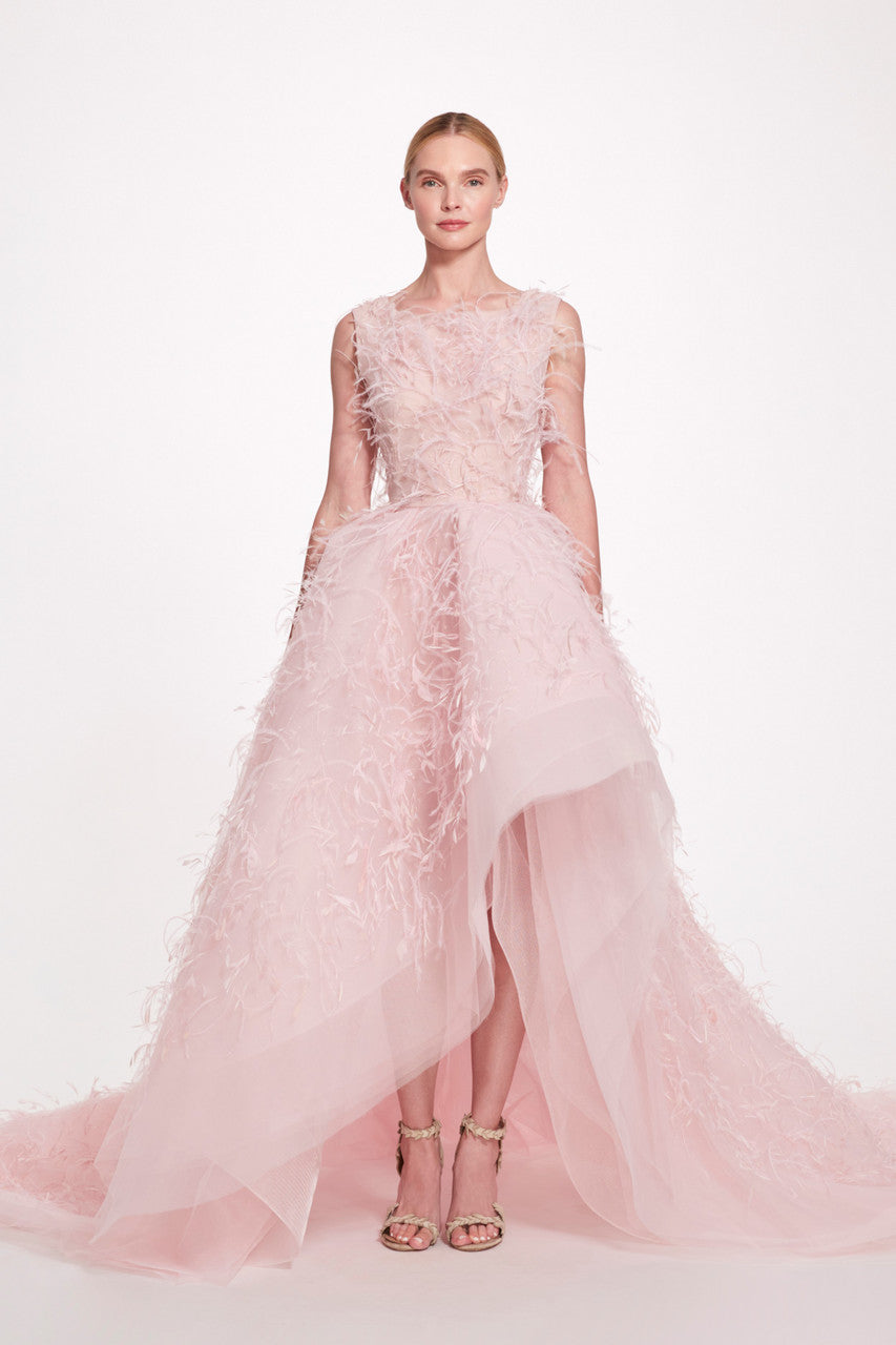 High Low Tulle Ball Gown