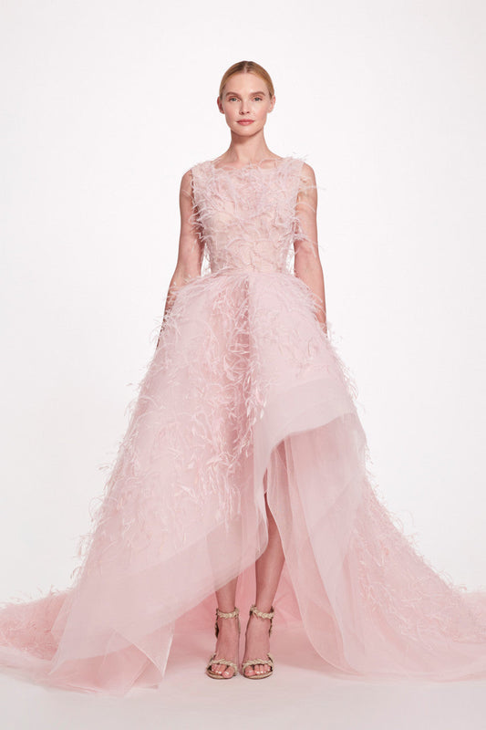 High Low Tulle Ball Gown