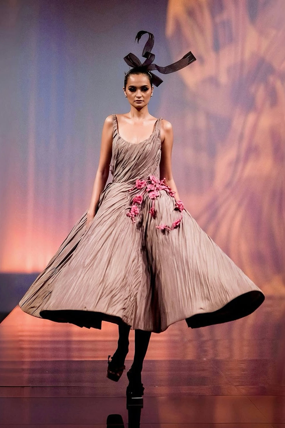 Voluminous Midi Dress