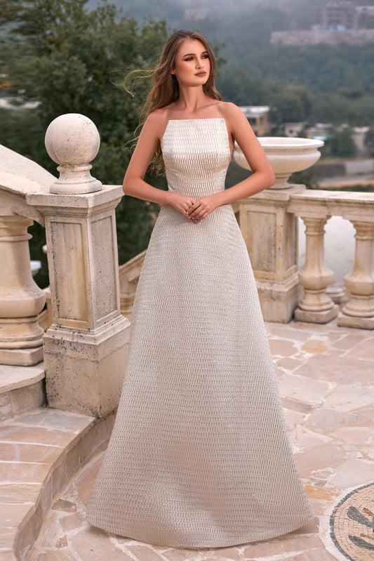 Golden Brocade Gown