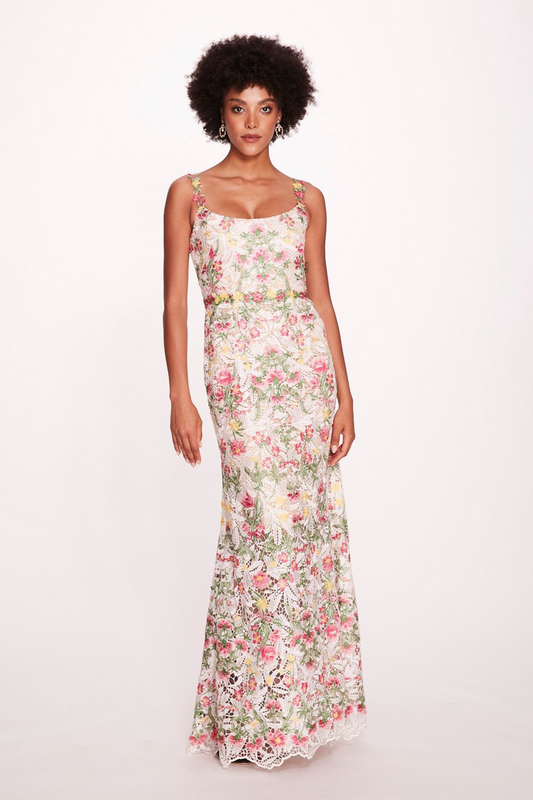 Patterned Gown