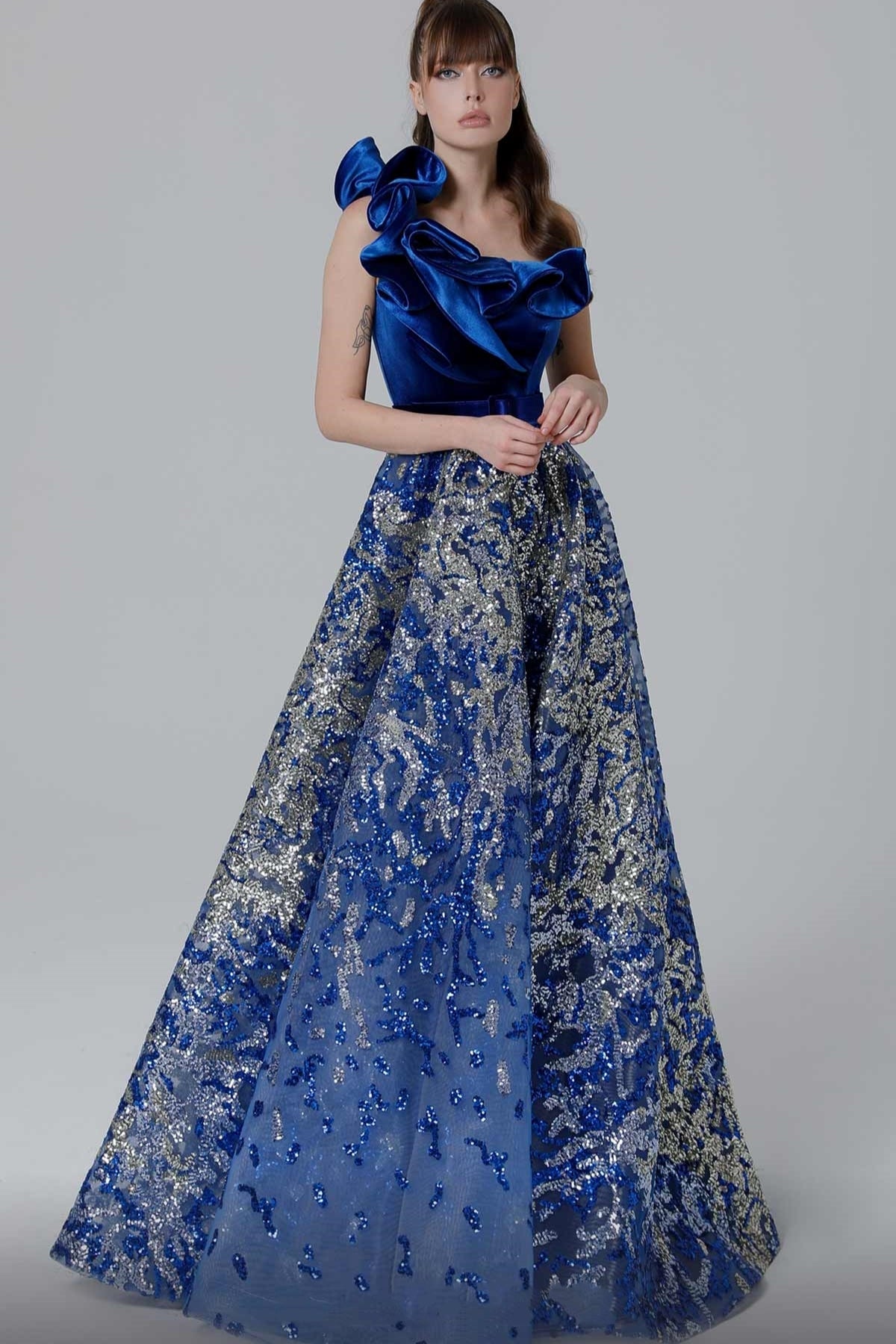 Mix Media Ball Gown