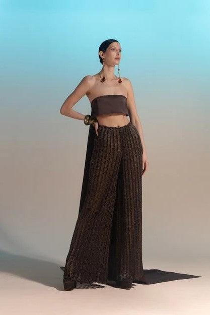 Strapless Bandeau & Pant Set