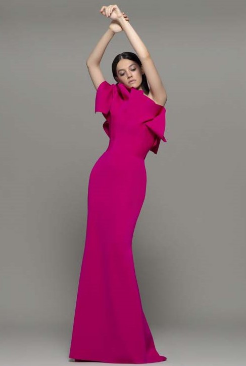 Agosta One Shoulder Gown