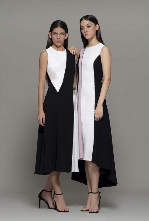 Anfo Sleeveless Midi Dress