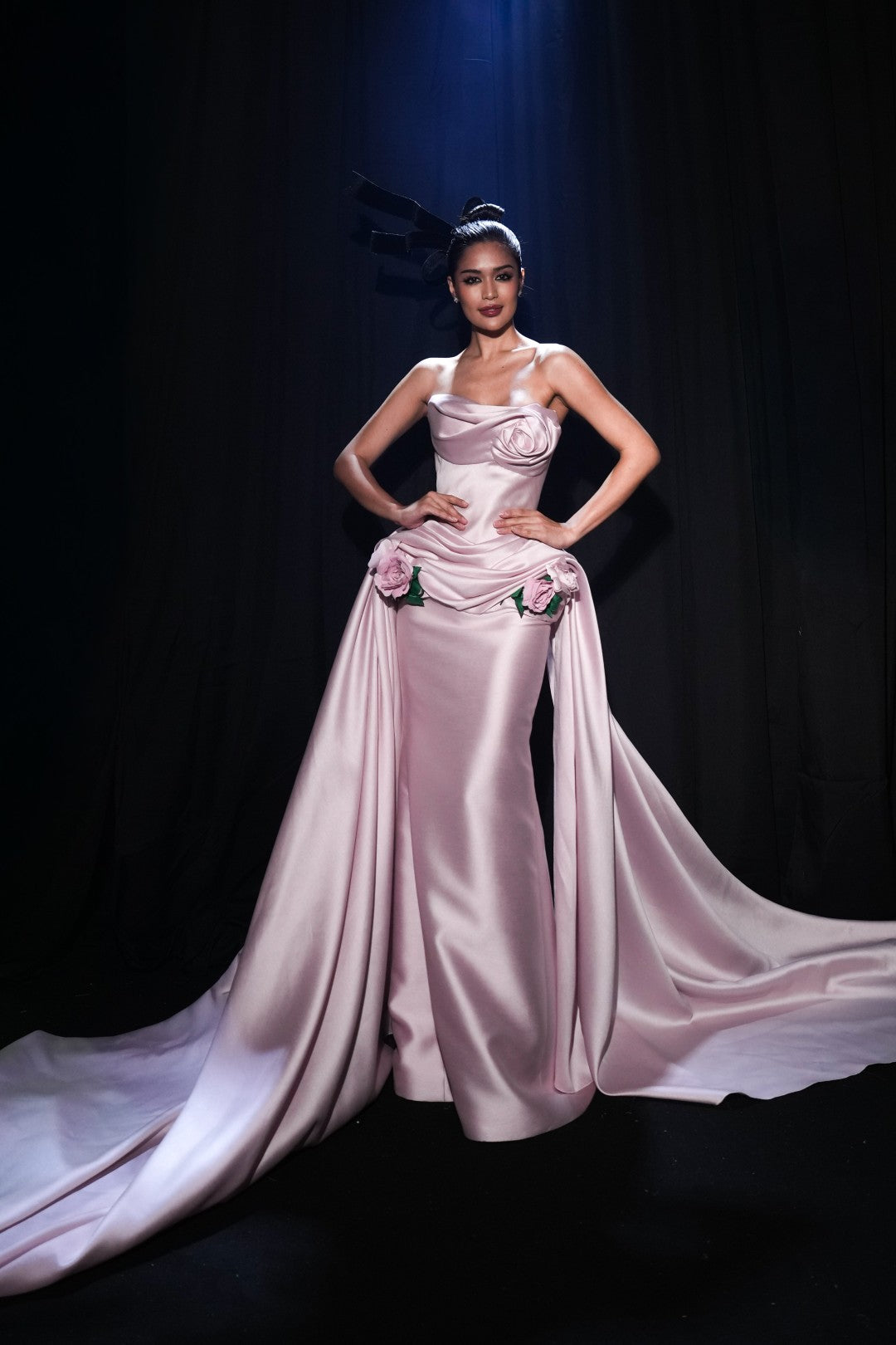 Strapless Draping Gown