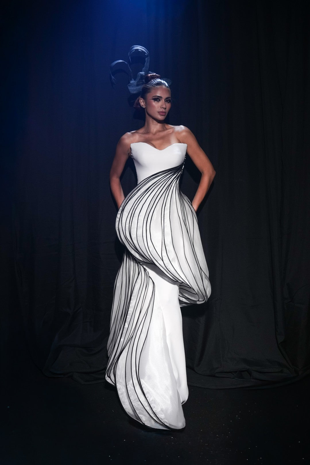 Strapless Evening Gown