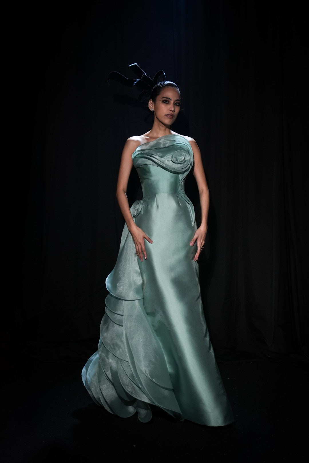 Strapless Evening Dress