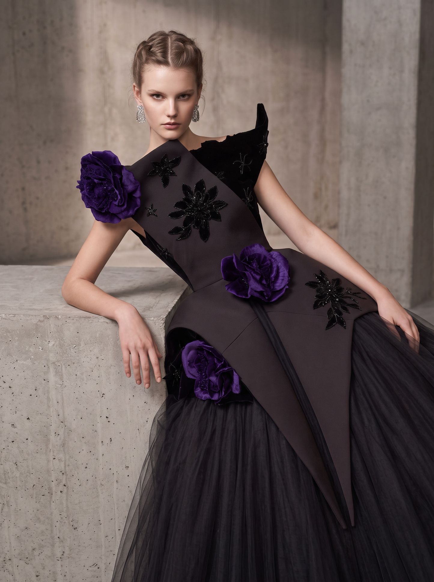 Structured Evening Gown