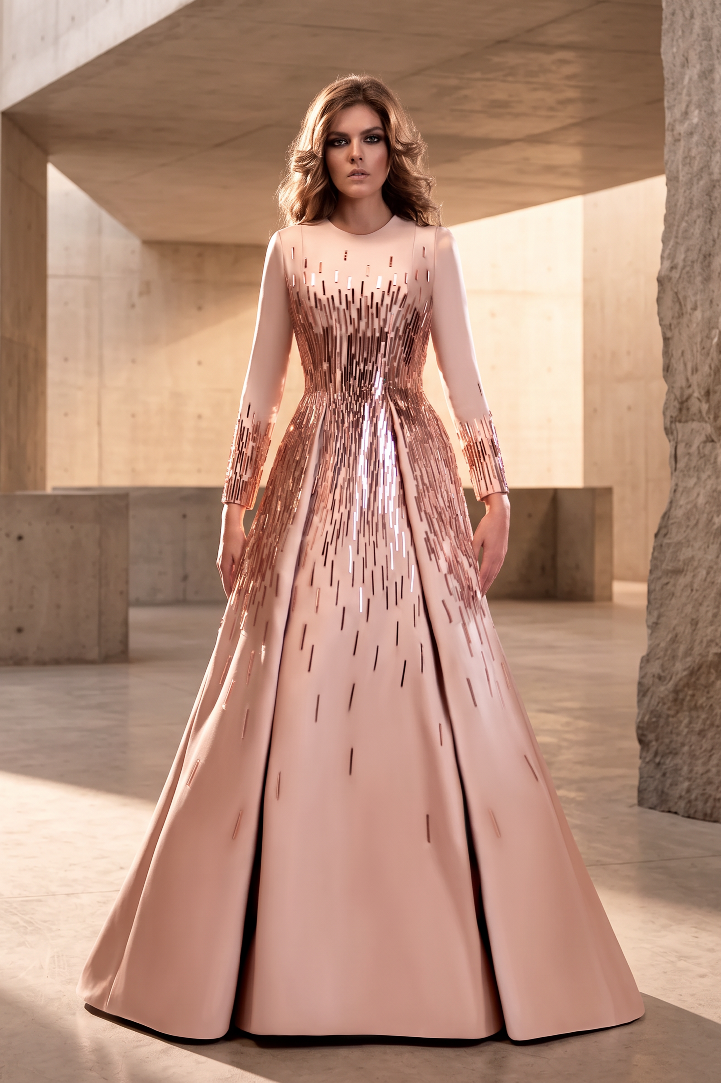 Majestic Baquettes Gown