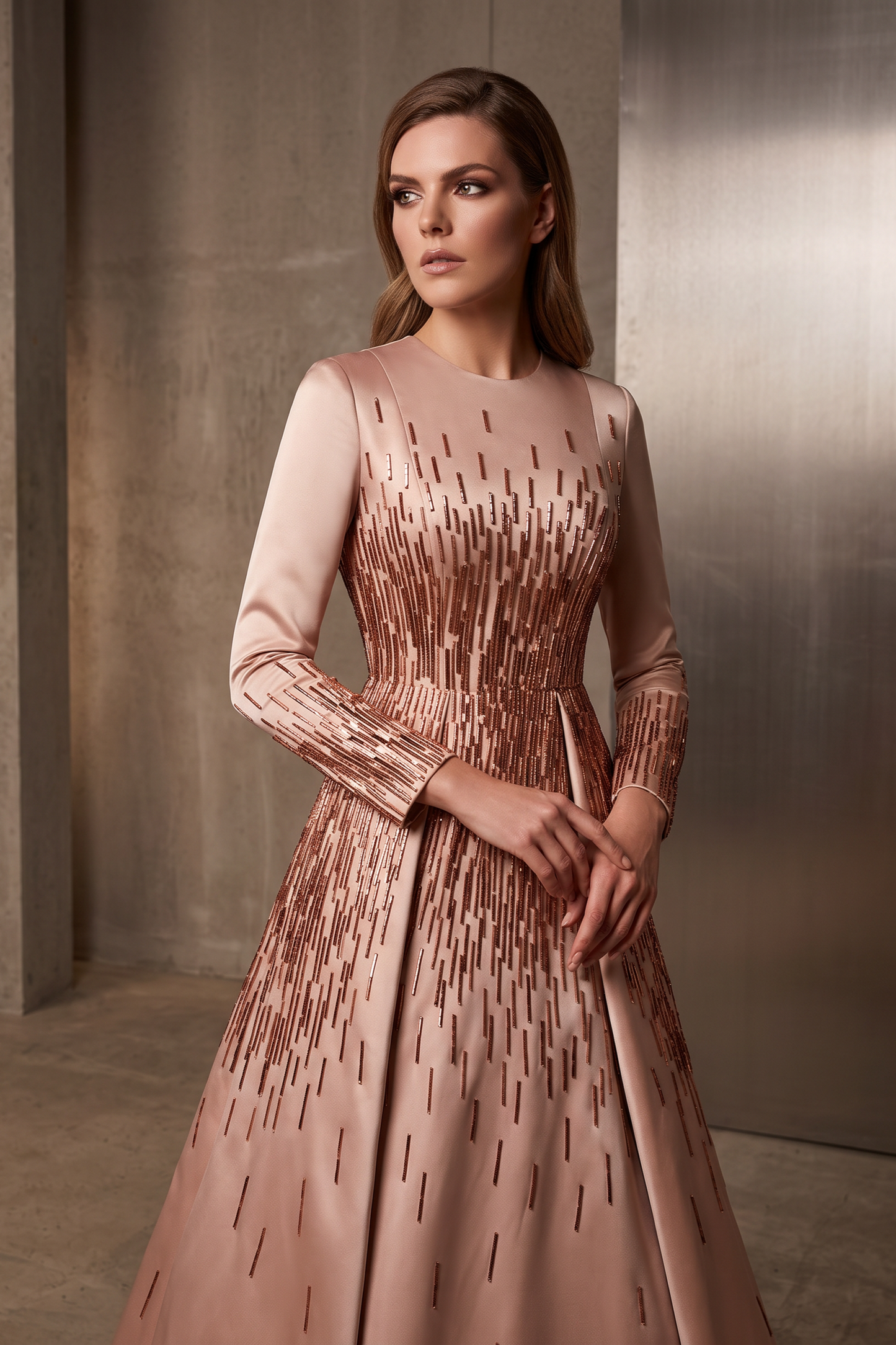 Majestic Baquettes Gown