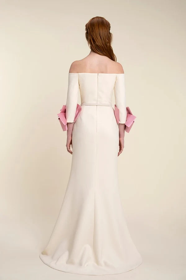 Off-Shoulder Draped Dress