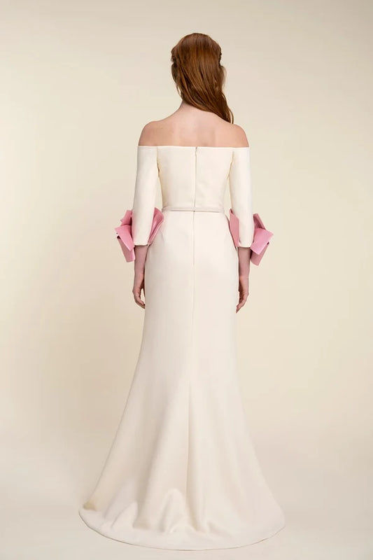 Off-Shoulder Draped Dress